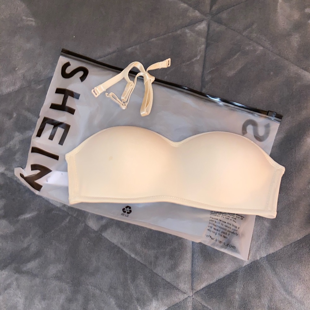 SHEIN strapless bra